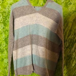 Angora, wool, nylon pullover sweater. Size Medium